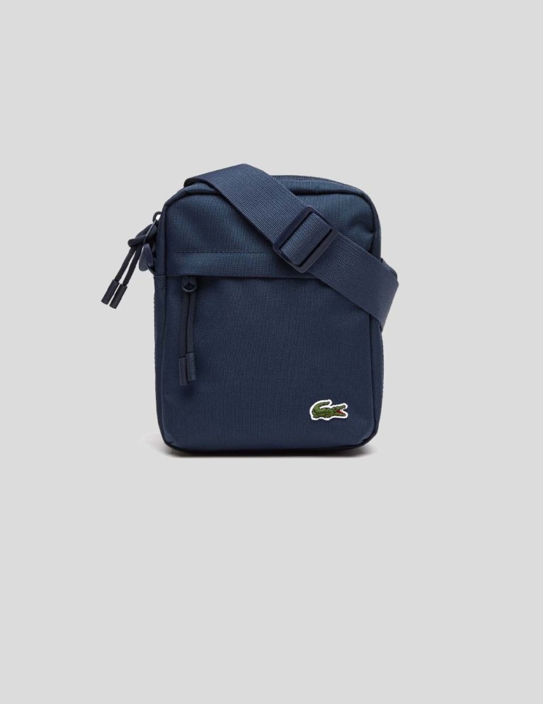 LACOSTE accessori camera borsa verticale marino